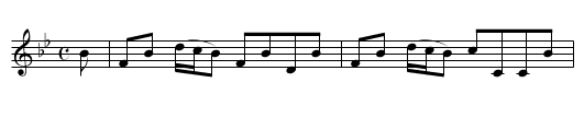 Lord Eglinton's Reel [2] - staff notation