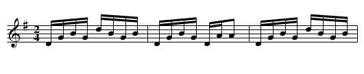 Lord Eglism's - staff notation