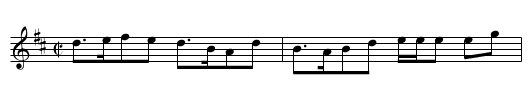 Lord Finlater's Reell - staff notation