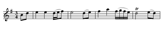 Lord Gallaway’s Lamentation - staff notation