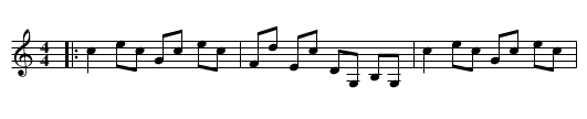 Lord George Gordon's Reel - staff notation