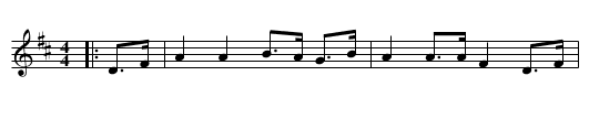 Lord George Gordon's Strathspey - staff notation