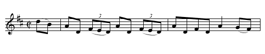 Lord Gordon's Reel            1433 - staff notation