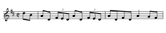 Lord Gordon's Reel - staff notation