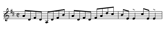 Lord Gordon's Reel - staff notation