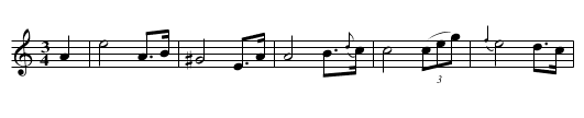 LORD GREGORY - staff notation