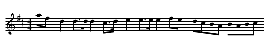 Lord Harringtons March - staff notation