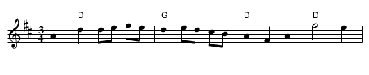 Lord Inchiquin - staff notation