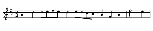 Lord Inchiquin - staff notation