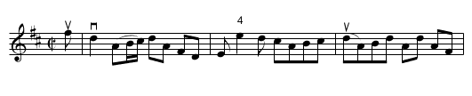 Lord James Murray's -- Reel - staff notation
