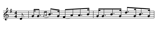 Lord John Campbell's Strathspey - staff notation