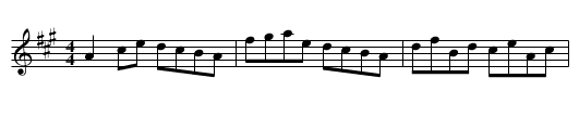 Lord John Scott - staff notation