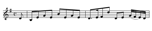 Lord Kelly’s Reel [1] - staff notation