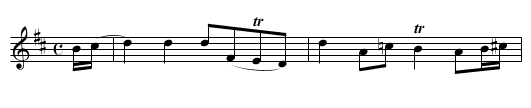 Lord Kinaird's Reel - staff notation