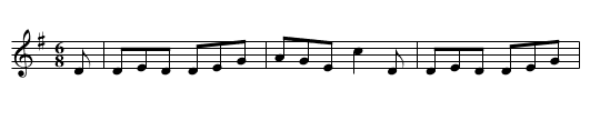 Lord Kitchener's Pipes - staff notation