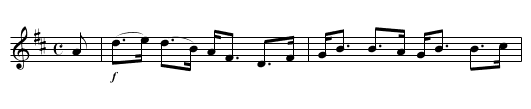 Lord Lyndoch - staff notation