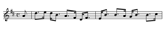 Lord Lyndoch - staff notation