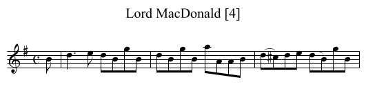 Lord MacDonald [4] - staff notation