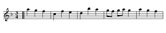 Lord Mayor's Delight - staff notation