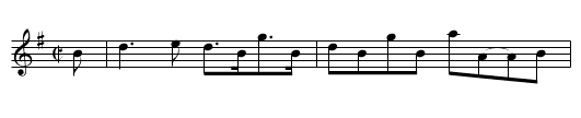 LORD Mc DONALD'S REEL - staff notation