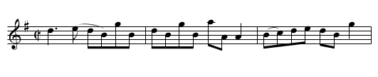 Lord M'Donald's Reel - staff notation