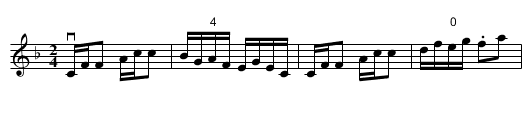 Lord Moira's -- Hornpipe - staff notation