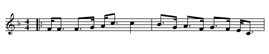 Lord Moira's Welcome - staff notation