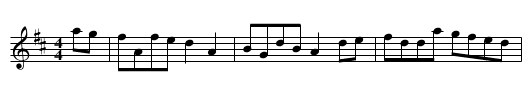 Lord Mounteagle's - staff notation