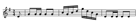 Lord Nelson’s Hornpipe [3] - staff notation