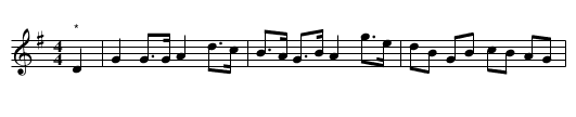 Lord Nelson's March - staff notation