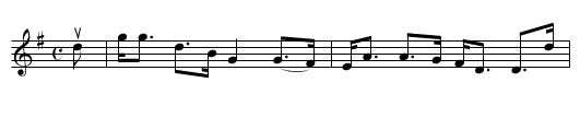 LORD OF THE ISLES - staff notation