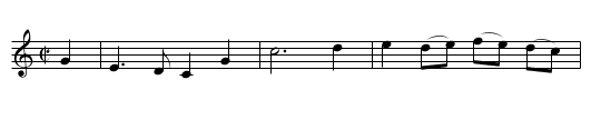 Lord Phopington - staff notation