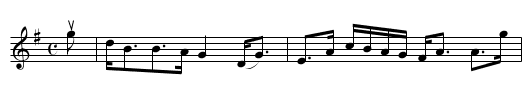 LORD RAMSAY - staff notation