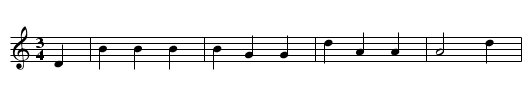 Lord Randall (or Orlando) - staff notation