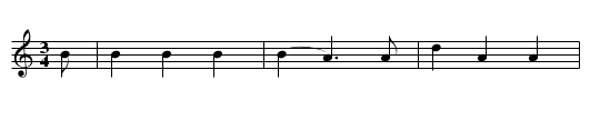 Lord Randall - staff notation