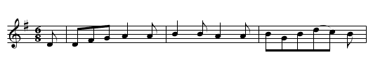 Lord Rendal; or Crudin' Doo - staff notation