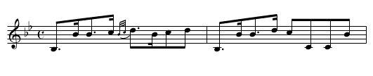Lord Robert Murray's - staff notation