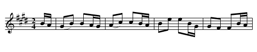 Lord Torphichen's Favorite - staff notation