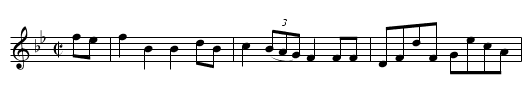Lord Vincents Hornpipe. JC.132 - staff notation