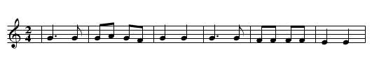 Los Pollos (XA 03) - staff notation