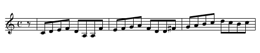 Lost in the Loop - staff notation