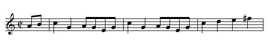 Lost Indian [4] - staff notation