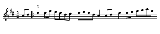 Lost Indian - staff notation