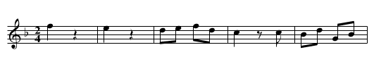 Lot ist tot - staff notation