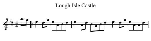 Lough Isle Castle - staff notation