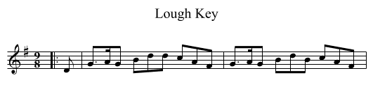Lough Key - staff notation