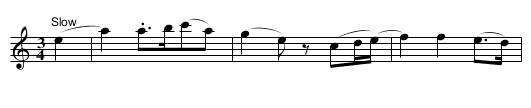 Lough Sheeling [2] - staff notation