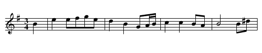 Lough Sheeling - staff notation