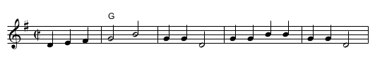 Louisiana Swing - staff notation