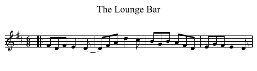 Lounge Bar, The  - staff notation